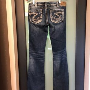 XL Silver “Twisted” Jeans!